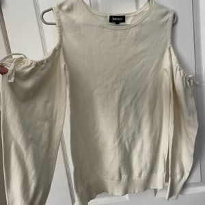 Express cream sweater